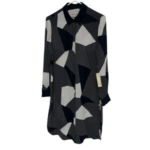 Chico’s Navy Geometric Tunic U.S Size 8/10 ( 1 )